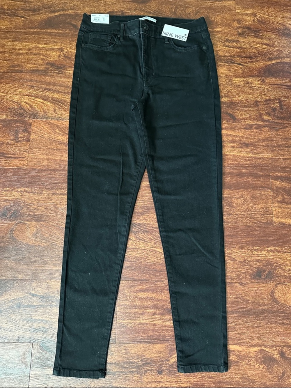 Nine West Black High-Rise Skinny Jeans - Sleek Fit